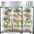 星星(XINGX) BC-1480Y不锈钢 六门厨房冰箱冷藏柜 双压缩机冷柜 加厚发泡商用厨房冰柜(银色)第2张高清大图