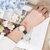 卡西欧手表 SHEEN系列时尚三针表盘低调优雅人造蓝宝石玻璃镜面女表SHE-4533PGL-7B 国美超市甄选第8张高清大图