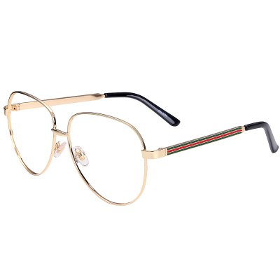 【费启鸣同款眼镜框男韩版网红平光镜女大框圆