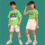 六一儿童街舞套装男童嘻哈演出服女童爵士舞服装嘻哈啦啦队(170 绿色)第2张高清大图