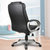 野火 JOY-9100 电脑椅子家用转椅办公家具老板椅子(黑色)第4张高清大图