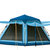 徽羚羊户外3-4人旋压式自动帐篷 双人双层防雨速开野营帐篷(蓝色)第2张高清大图