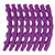 JOEREX/祖迪斯8节可拆人体按摩呼拉圈EX 紫色JIC020可拆卸健美呼啦圈腰塑身(紫色)第2张高清大图