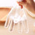 加厚透明一次性手套批发餐饮食品烘焙薄膜手套(默认 20只(0.6g/只）)第3张高清大图