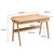 现代北欧实木书桌日式小户型SZ01H(出口版（木蜡油）1.2M 单桌+椅子)第4张高清大图