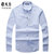 雅戈尔2016春款 男士修身韩版正装商务衬衫YLDP12189HFY(蓝色 43)第3张高清大图