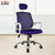 办公椅 电脑椅 老板椅 书房椅 家用座椅 会议室座椅、转椅S107(白紫)第2张高清大图