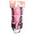 美洲狮（COUGAR） 轮滑护具MH630儿童溜冰鞋护具6件套护手护肘护膝(粉色 M码(7-11岁))第2张高清大图