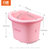 日康婴儿浴桶洗澡盆0-12岁粉色RK-X1002-2 国美超市甄选第7张高清大图
