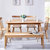 TIMI 天米 北欧实木餐桌椅 全白橡木餐桌椅组合 白橡木一桌四椅 家用饭桌组合(原木色 1.6米餐桌+4把椅子)第2张高清大图