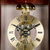 汉时（Hense）欧式客厅机械装饰座钟中式复古实木台钟HD96125(椴木-透视发条机芯)第5张高清大图