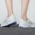 NIKE耐克女鞋2022春季新款运动鞋低帮网面训练鞋跑步鞋CW3413-102(顶峰白/白/冰绿黄/光辉荧光黄/纯紫 36.5)第3张高清大图