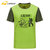 laynos雷诺斯男士短袖T恤透气速干女式短t恤162A335A(（男）草绿 3XL/180)第5张高清大图