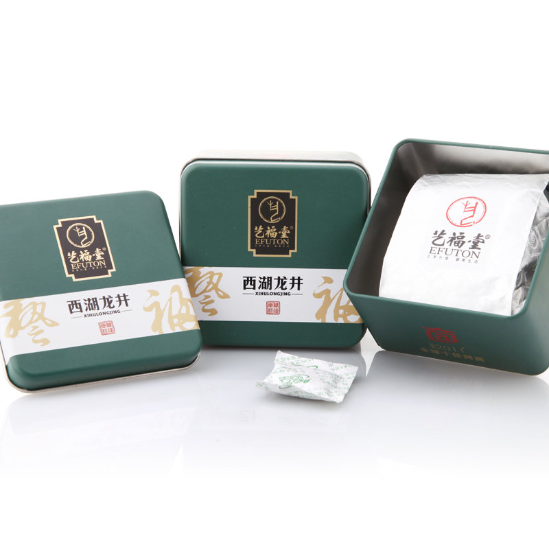 艺福堂茶叶绿茶 春茶明前西湖龙井茶100g 翰林茗香礼盒 茶叶礼盒