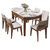 北欧风格白色实木餐桌可伸缩折叠方圆两用圆形6人8人歺桌椅组合(单餐桌)第3张高清大图