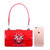 PINKO燕子包单肩斜挎包红色漆皮MINI 1P210P-Y3YBR20红色 时尚百搭第4张高清大图