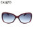 卡莎度(CASATO) 太阳镜时尚个性大框潮 防紫外线太阳镜 墨镜56140(深枣红)第3张高清大图