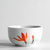 德化陶瓷杯子创意品茗杯6只装中国风手绘茶杯主人杯个人白瓷茶杯(心心相印（多彩）)第5张高清大图