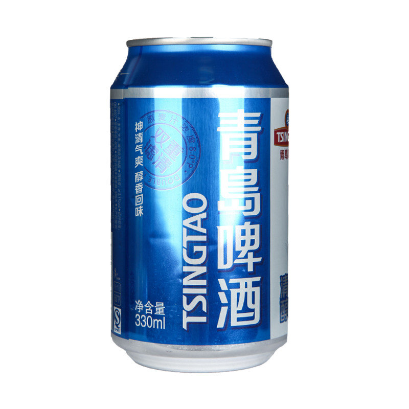 青岛啤酒清醇330ml/听