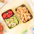 泰福高（TAFUCO） 小猪佩奇Peppa Pig韩国进口儿童餐具不锈钢分格饭盒2件套 黄色295ml+355ml第5张高清大图