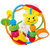 汇乐玩具摇铃手抓球塑料929 益智玩具健儿球儿童婴幼儿宝宝安抚玩具0-1岁第4张高清大图