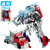儿童变形金刚机器人模型玩具汽车人电影版重涂擎天柱男孩礼品(白银重涂)第2张高清大图