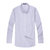 月牙泉*13秋季男款尖领扣领衬衫 紫白细格子男士长袖修身衬衣(YDA-3 42)第5张高清大图