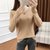蒂克罗姆新款圆领羊毛衫韩版(皮粉色 XL)第10张高清大图