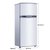 奥马（Homa) BCD-118A5  118升 双门小型电冰箱 家用冷藏冷冻/保鲜(拉丝银)第3张高清大图