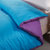 兰歌纺织 无印全棉活性斜纹单品纯色单被套良品床上用品(天蓝紫 220*240CM)第4张高清大图