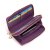 诗薇儿 新款女士钱包手包 双拉链钱包女长款 韩版女钱夹(14-GM91531V紫色)第4张高清大图