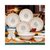 碗碟套装家用景德镇骨瓷碗筷欧式陶瓷器吃饭套碗盘子中式餐具组合(天鹅湖x60豪华+送2个面碗 默认)第3张高清大图