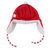 迪士尼宝宝欢乐伊甸园 男女童款夹棉护耳帽 卡通婴儿帽子(大红色冬款 50 12-18个月)第2张高清大图
