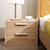 A家家具 床头柜 北欧现代简约卧室家具双抽屉朴素空间储物家具 原木床头柜(石纹床头柜 一对)第2张高清大图