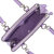 蔻驰（COACH）女包麦迪逊新款杀手包单肩斜挎包 36704(36704紫色1)第5张高清大图