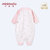 小米米minimoto春季婴儿衣服长袖连体衣 新生儿爬服哈衣打底衫(红匹印 80cm（9-18月）)第2张高清大图