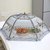饭菜罩子桌盖菜罩可折叠餐桌罩食物防苍蝇长方形家用遮菜盖伞大号(70CM  树叶 默认)第2张高清大图
