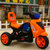 儿童电动摩托车早教版三轮车宝宝电动车带灯光玩具车电瓶车(橙 早教版)第4张高清大图