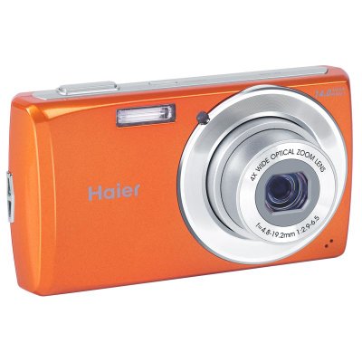 海尔（Haier）DC-S68数码相机（玛瑙橙）