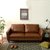 TIMI 现代简约PU沙发 日式PU沙发组合 小户型沙发组合 北欧时尚沙发(咖啡色 单人位沙发)第5张高清大图