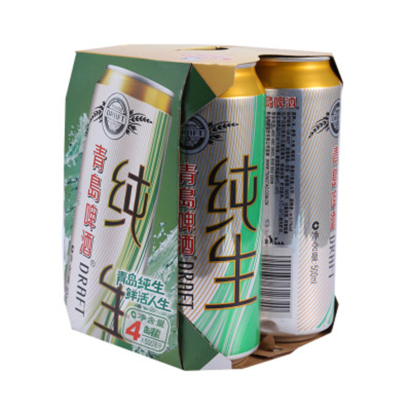 青岛纯生啤酒500ml*4/组