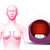 茗振无线款电胸部按摩仪器震动文胸按摩器(紫色)第3张高清大图