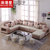 浪漫星 沙发 简约现代中小户型客厅家具沙发 布艺沙发8060(六件套-赠四布凳)第4张高清大图