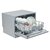 西门子（SIEMENS）SK23E800TI 进口全自动家用独立小型台式洗碗机(银色 嵌入式)第4张高清大图