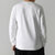 男子M FAV SWT 1针织套头衫运动舒适休闲圆领卫衣(白色/DT8299)第3张高清大图
