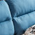 【京好】 布艺床 婚床双人床 现代简约环保实木家具B21(海蓝色款 床1.5*1.9米)第3张高清大图