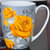 (国美自营)金禹瑞美（REMEC）桔黄月光系列唐山骨瓷水杯茶杯第2张高清大图