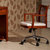御品工匠 实木电脑桌台式桌 家用写字台 书桌 木质 简约k-0614(电脑椅（不单卖）)第5张高清大图