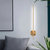 2021新款北欧轻奢卧室全铜LED壁灯现代简约厨房客厅智能开关壁灯灯具(自带LED双色光源)第2张高清大图