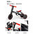 Hape多功能平衡车（红黑）E8468 滑行骑行踏行三合一折叠平衡车第3张高清大图